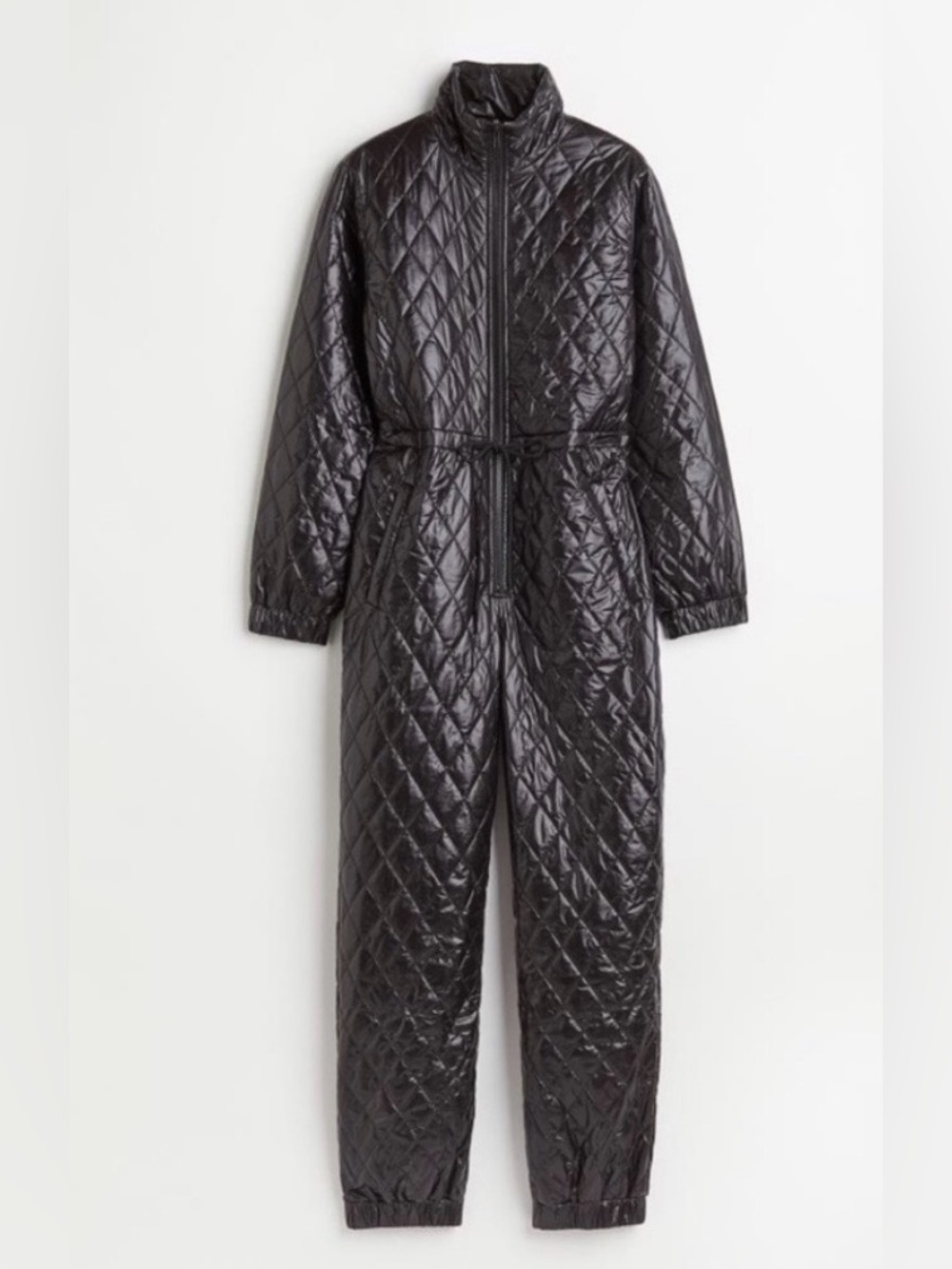 H&M Water-Repellent Quilted Snow Suit Black NEW - Picture 6 of 13